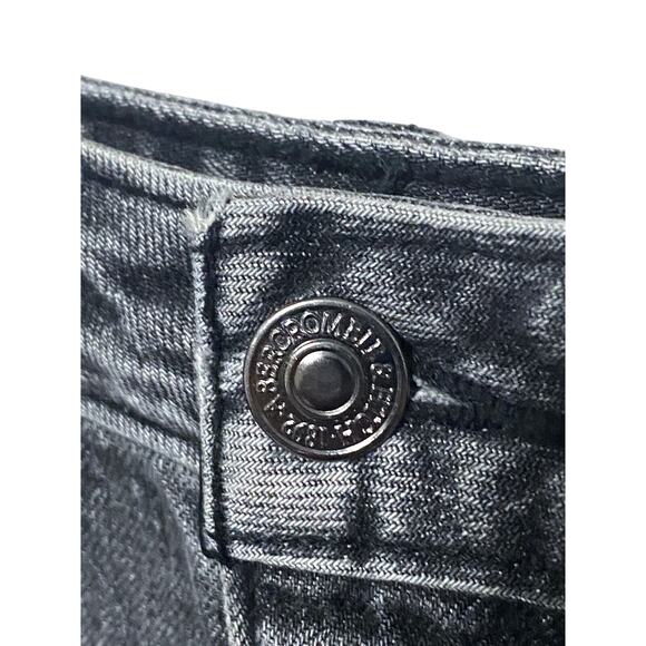 Abercrombie Denim Jean Skirt 24 Fairy Grunge Floral Whimsigoth Distressed Boho - Picture 5 of 9